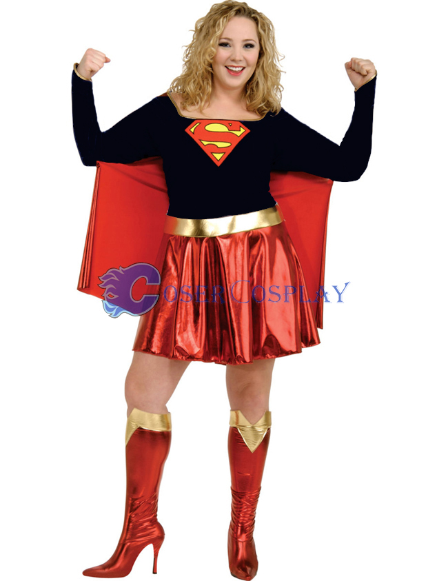 Dark Supergirl Plus Size Halloween Costumes